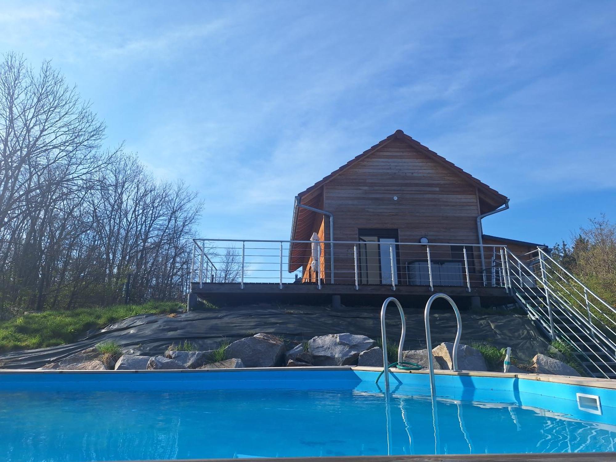 Le Chalet Avec Piscine - Obernai Eksteriør billede